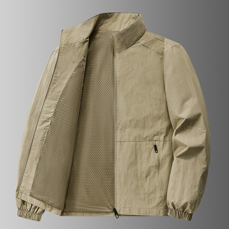Cross-Border Work Jacket Men's Jacket Spring and Autumn Casual Large Size Loose Men's Top Outdoor Cycling Mountaineering Clothing