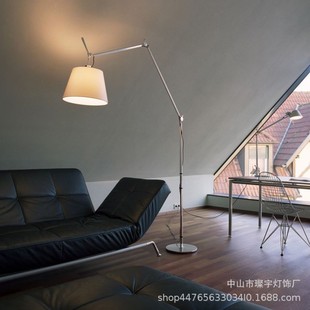 Swing Arm Long Arm Industrial Style Foldableing Office Sofa Floor Table Lamp Reading Cream Straw Hat Led Vertical Cloth Cover Wall Lamp