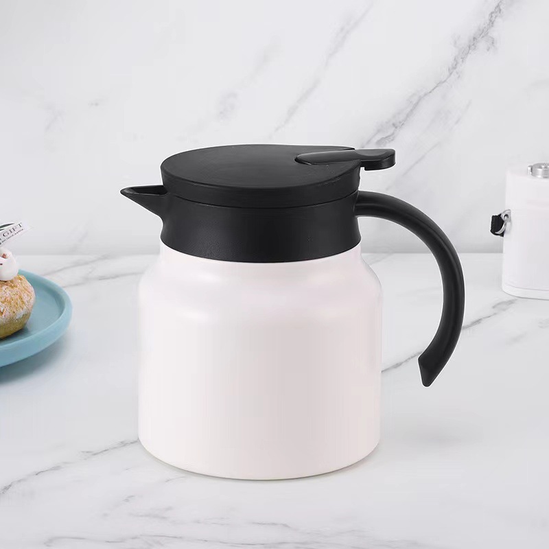 Tetera de acero inoxidable 316 - Gran capacidad, para té y estofados, diseño antiguo con aislamiento