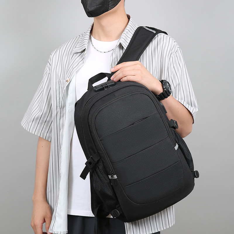 Bolso multifuncional para portátil para hombre doble espalda de gran capacidad usb mochila de negocios para hombre mochila de sentido avanzado