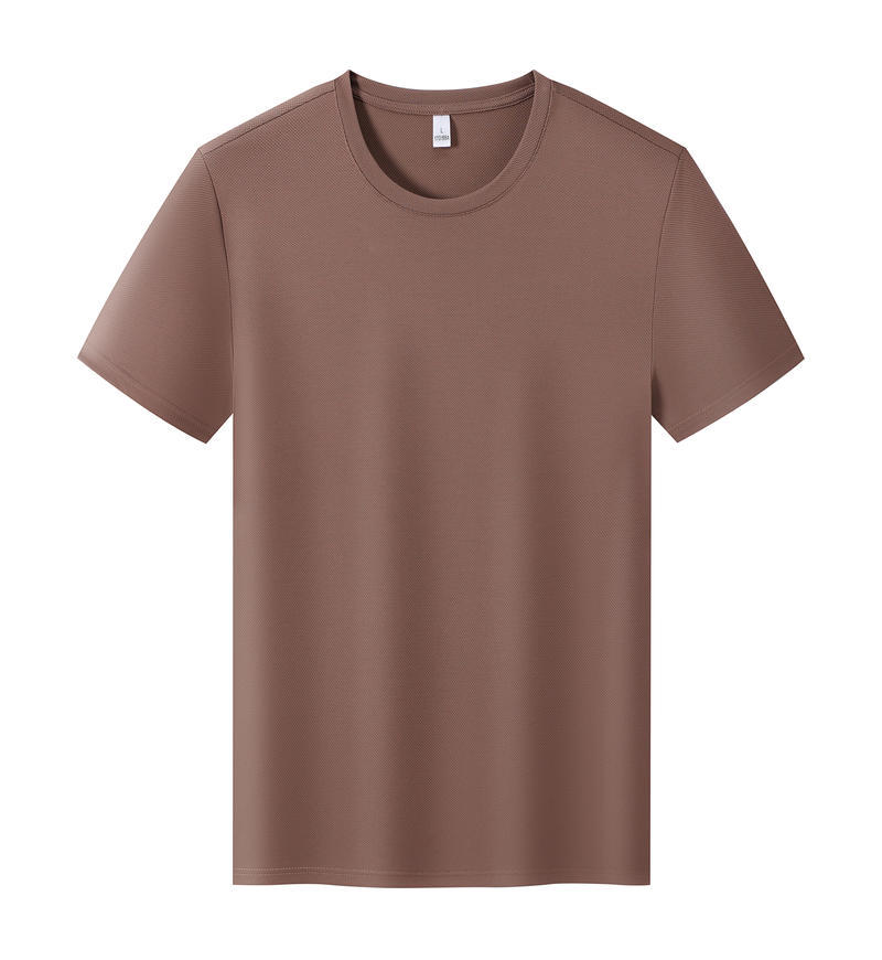 Comercio exterior europeo y americano camiseta de algodón de hielo logotipo impreso personalizado camiseta publicitaria de cuello redondo personalizada camiseta cultural de manga corta