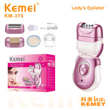 Kemei科美女士电动剃毛器KM-376跨境女士拔毛器多功能私处脱毛器