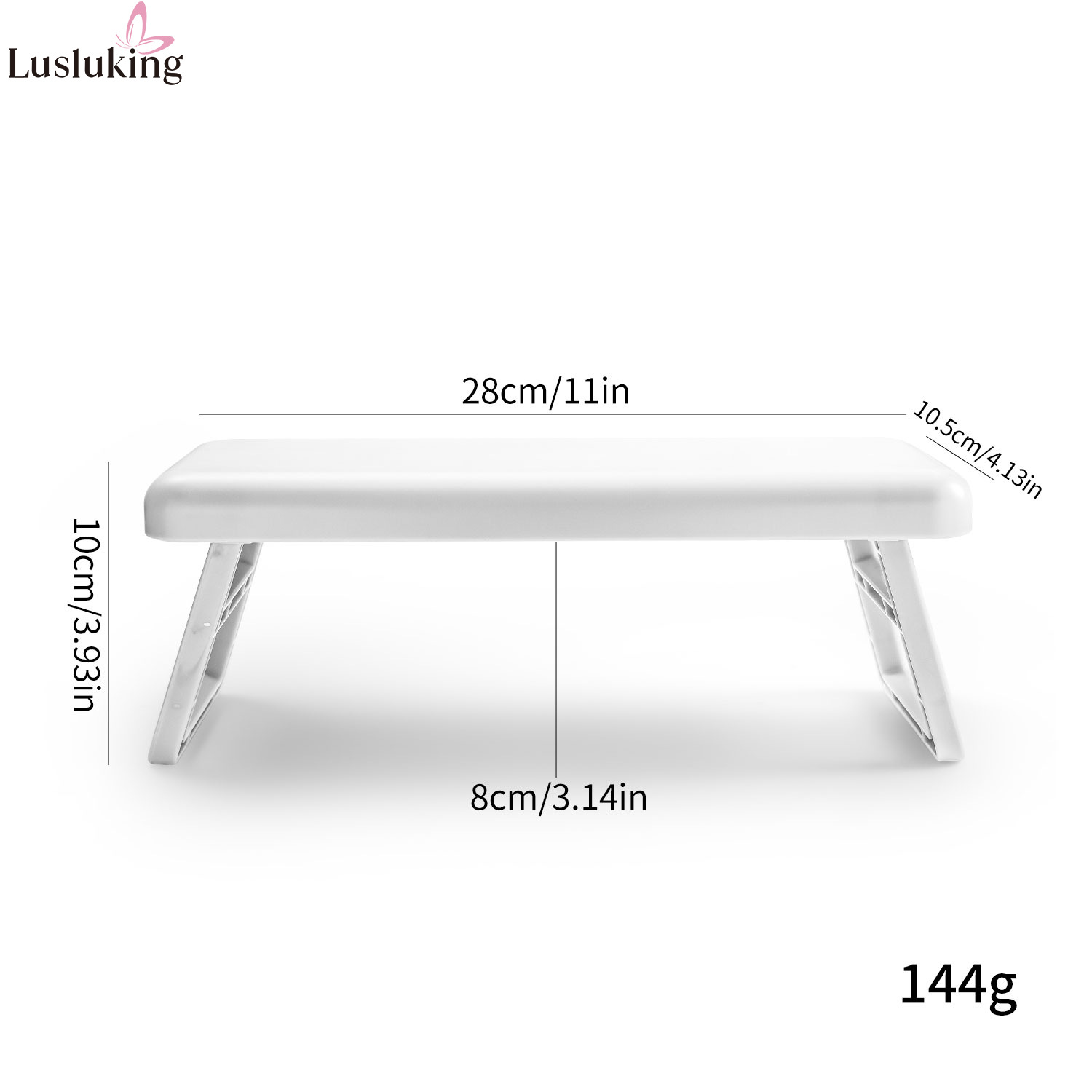 Transfronterizos manicuría almohada plegable y alta luz manicuría almohada de mano de plástico manicuría tienda de manicuras muñeca soporte almohada al por mayor