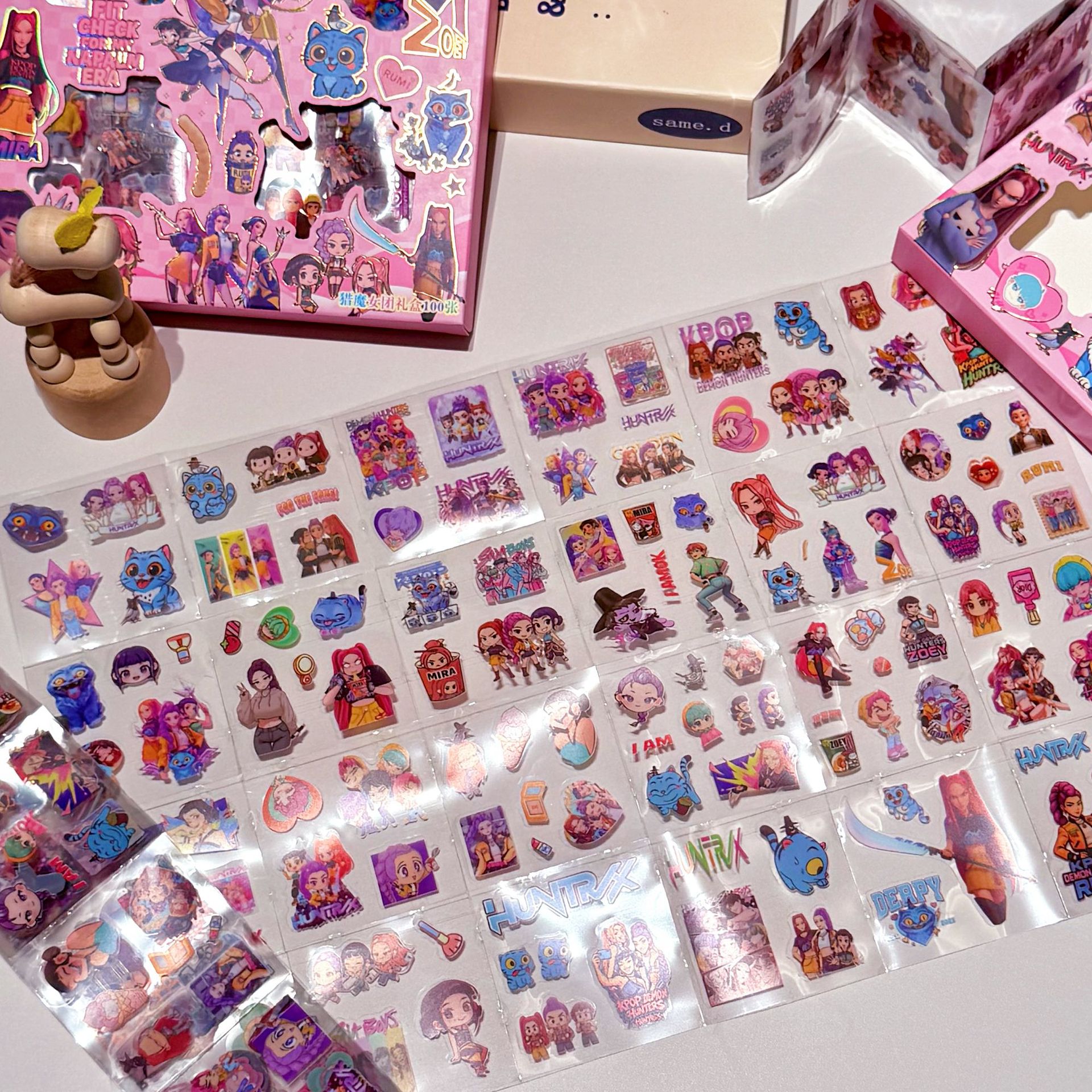 Caza de brujas 96 pegatinas de dibujos animados tarjeta de tarjeta de estudiante pegatinas de papelería pegatinas de dibujos animados regalos creativos