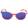 Transparent independent day American flag sunglasses Mi Nail Factory customized gift promotion glasses FDA