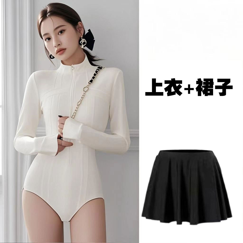 1628 white top + skirt