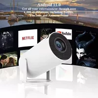 2025 кросс-бордер горячая модель HY300 барабанный проектор PTZ проектор HD проекция домашняя спальня стена проекция