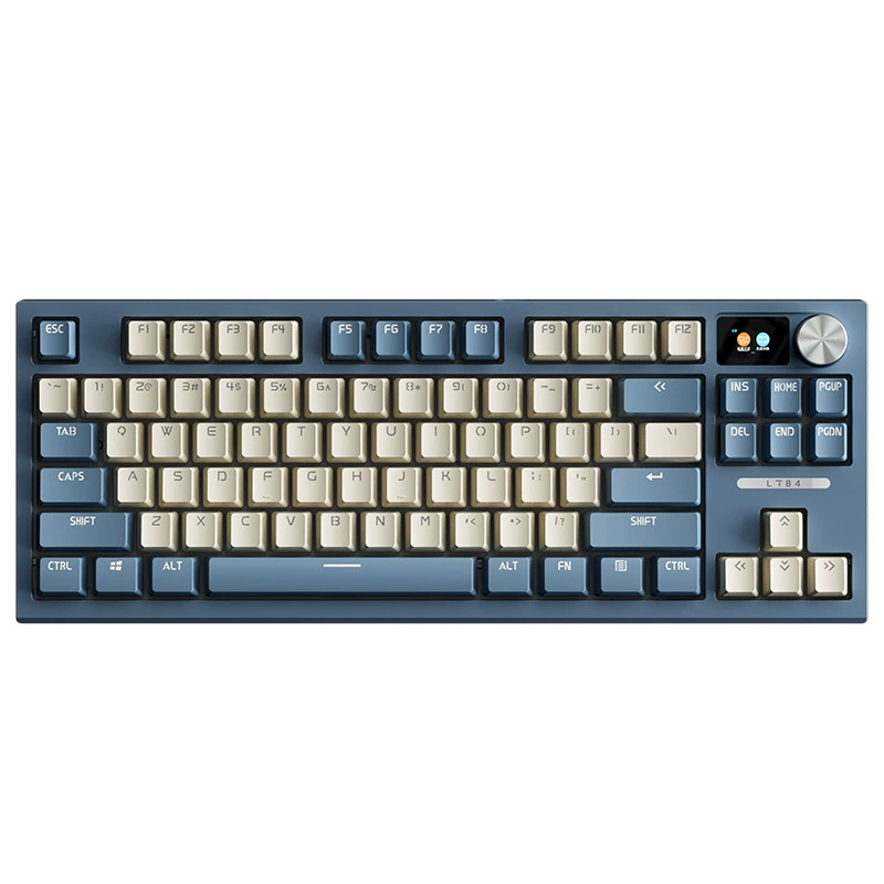 Langtu LT84 three-mode wireless Bluetooth mechanical keyboard wired computer keyboard customized office gaming keyboard