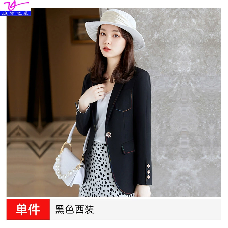 Demi-season classic suit jacket for leisure, fashionable overall, 2021 years
