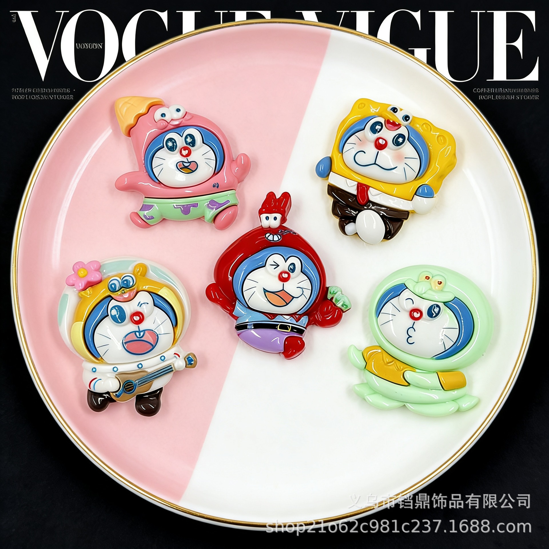 Little Cat Jingle Cat Transformation Cream Glue DIY Refrigerator Magnet Hair Accessories Headband Croc Shoes Flower Phone Case Decoration Tree