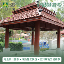 户外园林景观木制花架 防腐木葡萄架花园别墅庭院凉亭花架按需定