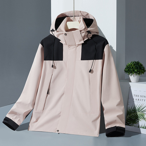 Jacket Men's Loose Casual Jacket Women's 2024 Spring and Autumn Windproof Waterproof Sports Outdoor Mountaineering Wear for Women