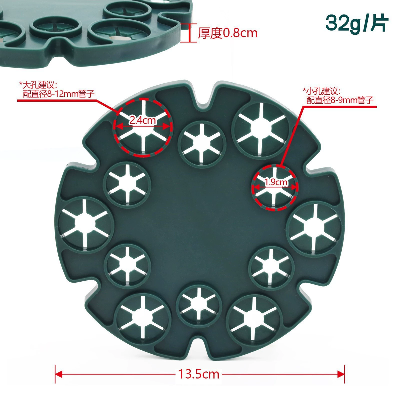 Бамбуковая тарелка зеленый сад Бамбуковая тарелка цветочная стойка садоводство