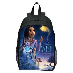 New printed Star Wish Wish Wish Wish backpack cartoon DIY lightweight cute backpack 16-inch schoolbag primary school student male