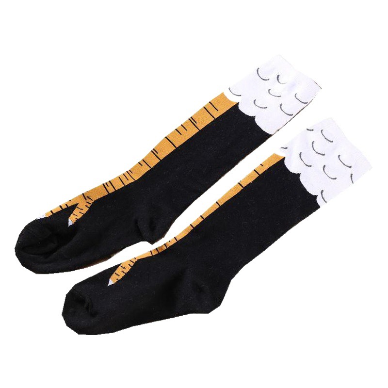 Esquemas adelgazantes calcetines de media pantorrilla sobre la rodilla pies de pollo calcetines montando calcetines de media pantorrilla en stock