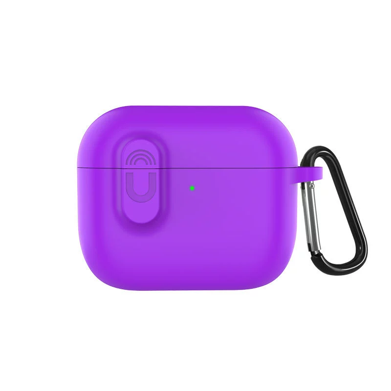 Apple, compatible silicone headphones, magnetic protective case
