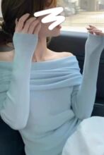 һ�ּ��{ɫᘿ���Ů�ﶬ�¿ʽ�e��¶��ë�½^��㼑��L�L������