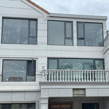 自建房断桥铝门窗别墅铝合金平开窗隔音隔热窗纱一体封阳台封窗户