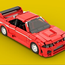 MOC-204502 �ղ������GTR R33 400R 1264Ƭ ����ͼֽ ƴ���ľ