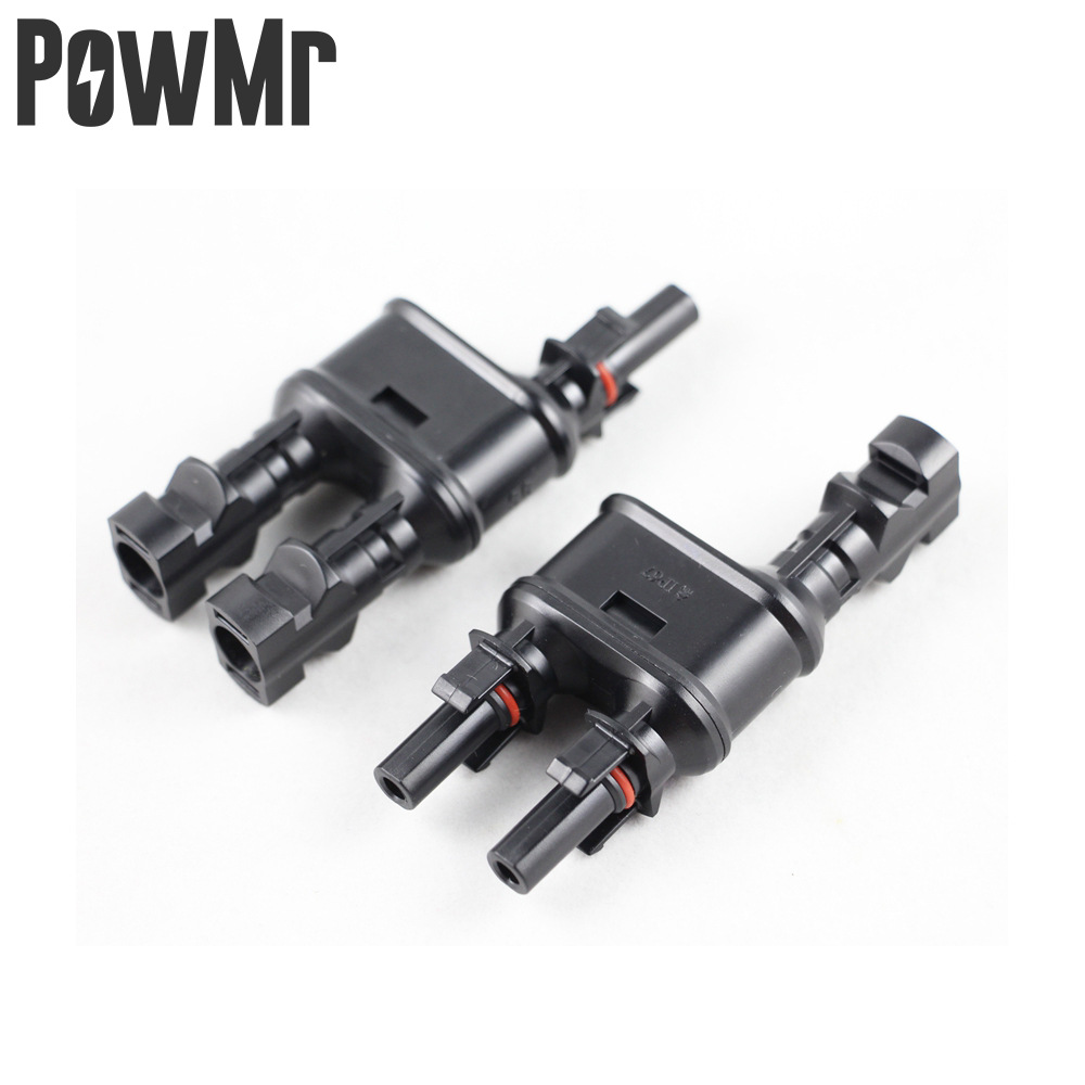 MC4公母插头 MC4连接器防水 光伏组件太阳能电池板连接器连接头|ms