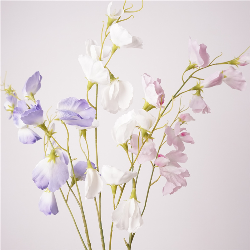Moisturizing Pea Flowers, Pink Gentle Flowers, Home Decoration Photography Props, Soft Furnishings, Wedding Arrangements