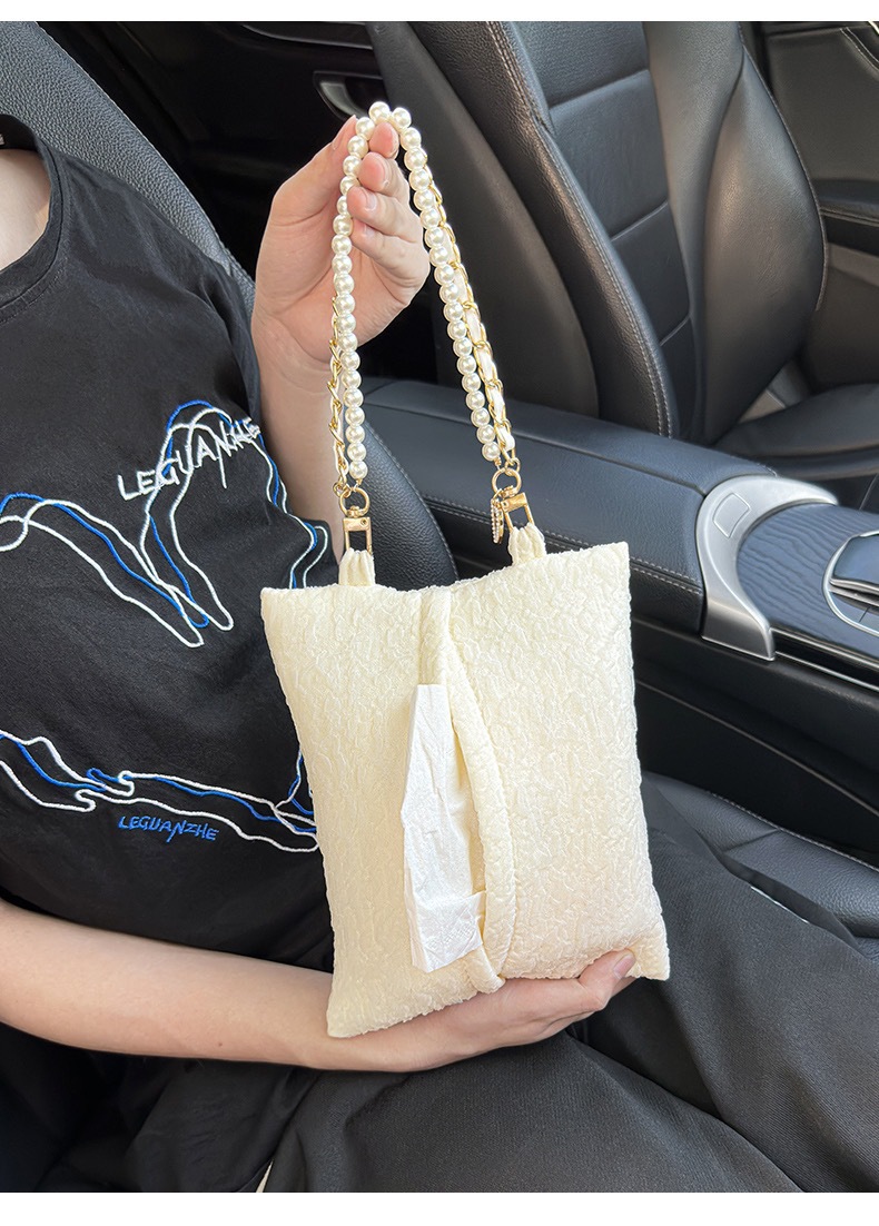 Blue Rain car tissue box, featuring a chic and stylish design, is a creative car tissue holder that can be hung on the back of the seat