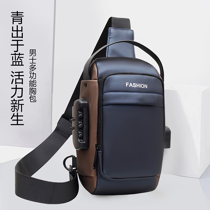 防盗斜跨包骑行包旅行运动单肩包外出骑行包批发男大容量休闲胸包