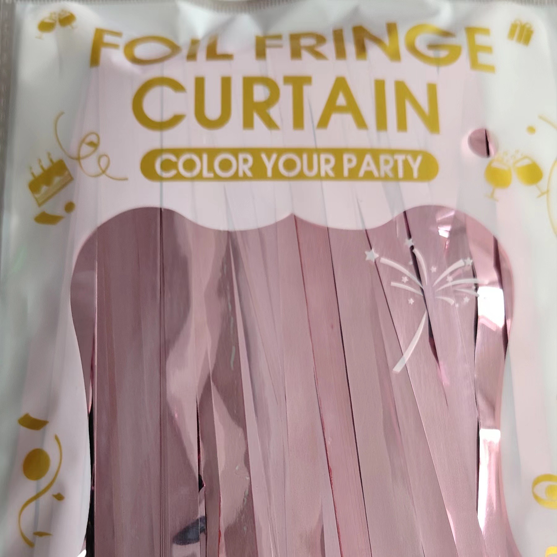 1 m * 2 m cortina de seda de lluvia brillante decoración de fiesta de cumpleaños accesorios decoración de fondo de evento de boda