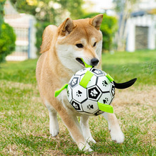 狗狗足球玩具橡胶球类磨牙耐咬训练互动柯基小大型犬宠物用品批发
