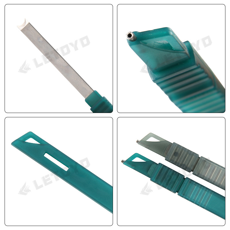 LETOYO Luya herramienta de pesca cuchillo de calamar IKA SHIME STICK 130 anzuelo corrector