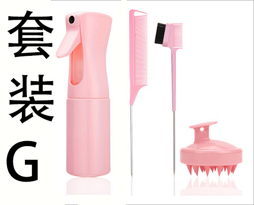 Brazo de cabello, tocado, arco, tocado, cepillo de lavado de cabello, botella de pulverización continua, peinado de cabello de cola, peinado de cabello hueco