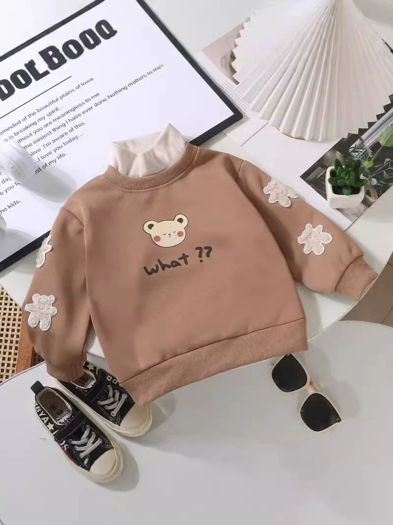 Модный свитшот в стиле мультфильм для мужчин и женщин, корейский стиль, с милыми медвежата