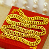 Necklace, golden chain, wholesale, 18 carat
