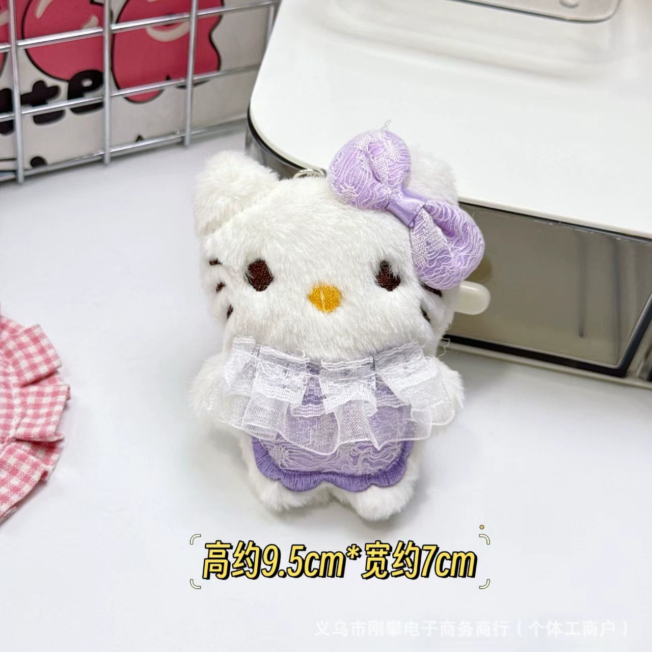 Hello Kitty, плюшевая принадлежность, кукла с аксессуарами, подвеска, котенок, ручная работа