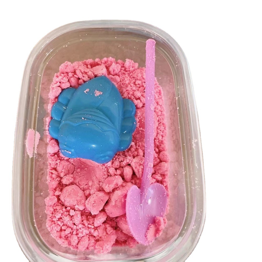 Suministro de juguetes para niños plastilina DIY algodón arena doble rejilla espacio arena juego arena Herramientas 2 yuanes tienda de departamentos
