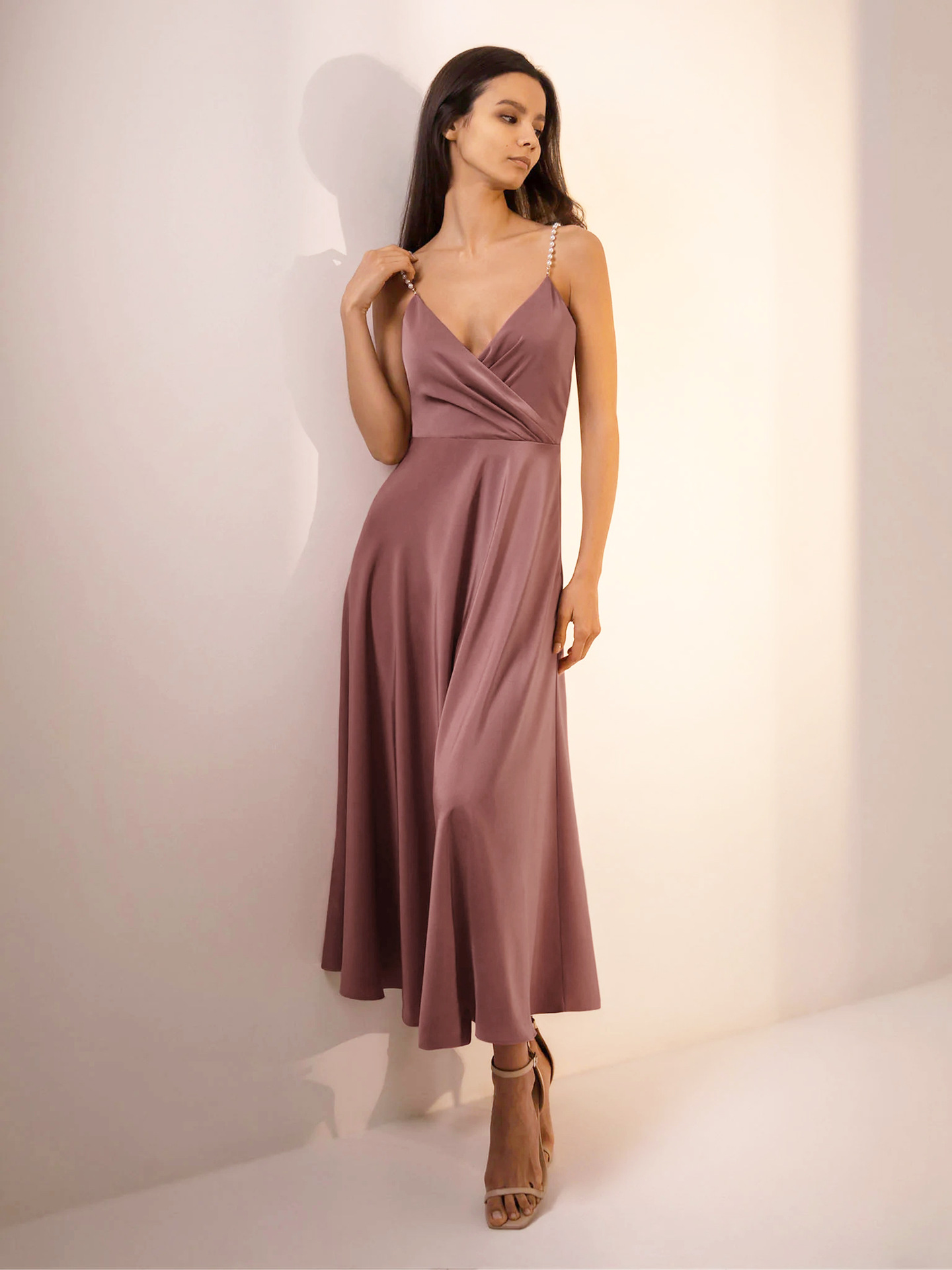 sexy cross V-neck dress NSYSB47823