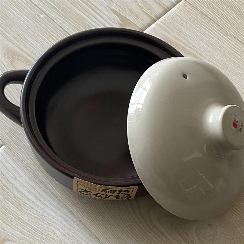 家庭用キャセロールガスストーブ高温耐性スープシチュー鍋土鍋ご飯お粥セラミックポット新しいスタイル|undefined