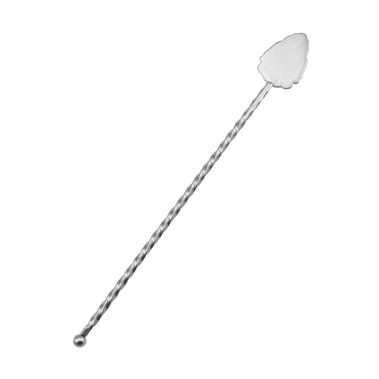 Fabricante de acero inoxidable 304 estilo de material opcional cóctel de acero inoxidable té con leche barra roscada metálica barra de mezcla de vino