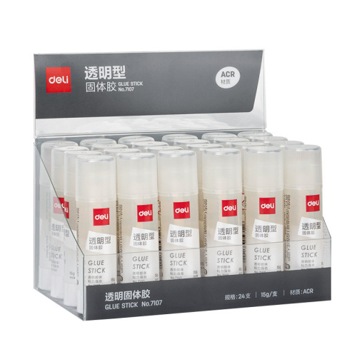 Deli solid adhesive paper special small glue high viscosity student supplies financial office large handmade glue stick