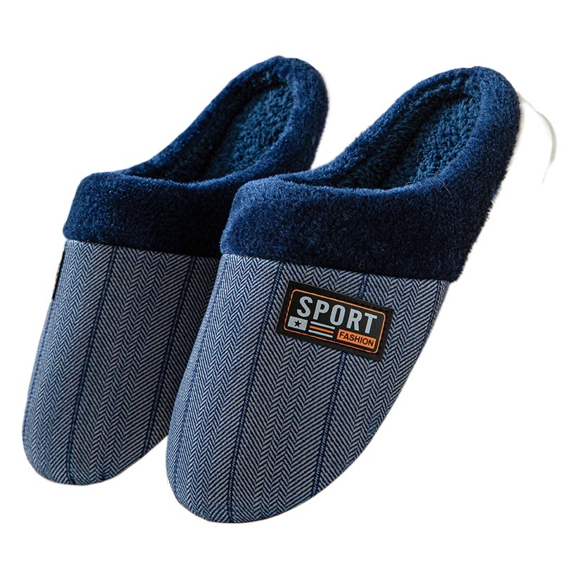 Zapatillas de otoño e invierno al aire libre de los hombres interior espesado 2023 hogar lana forrado Zapatillas de algodón par de las mujeres simples Zapatillas de lana