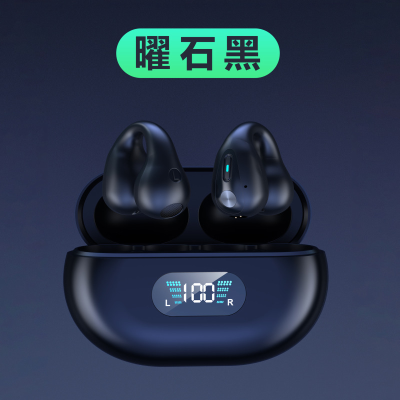 クロスボーダー対応、遅延ゼロのイヤークリップ型Bluetoothゲーミングヘッドセット、ノイズキャンセリング、独自設計のテクノロジーセンス溢れるワイヤレスデザイン|undefined