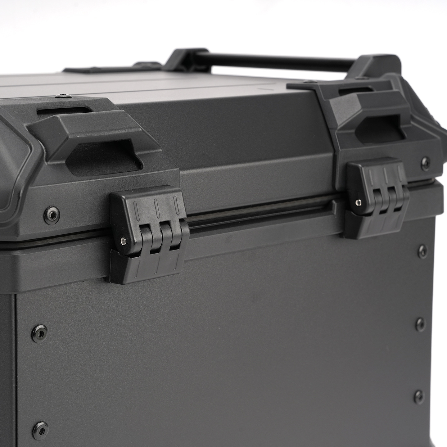 Motorcycle 45L Aluminum Alloy Tail Box Rear Luggage Box Electric Vehicle Scooter Universal Storage Box Large Capacity Wholesale