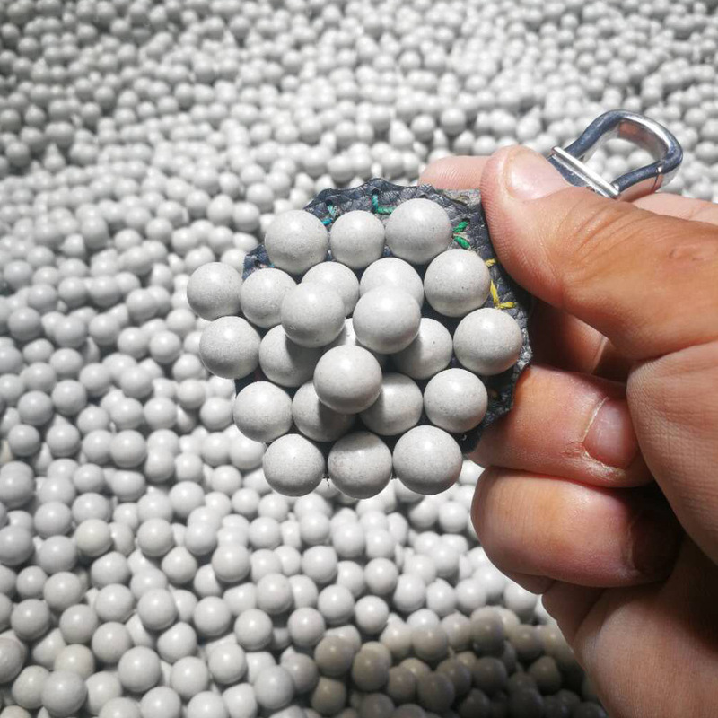弹弓泥丸弹白色专用安全子弹8mm9mm10mm弹珠钢珠加重磁力泥球陶瓷|undefined