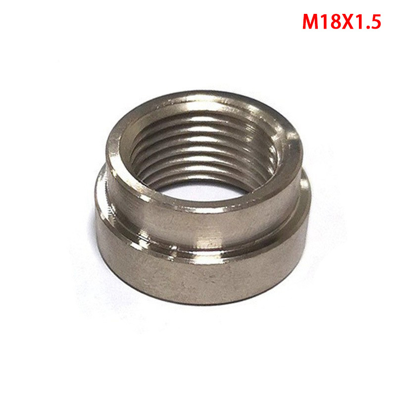 Coche modificado por el fabricante M18 * 1.5 Tuerca redonda de dientes internos Tuerca de níquel galvanoplastia de hierro Tuerca adaptador de tubo de escape Junta de soldadura