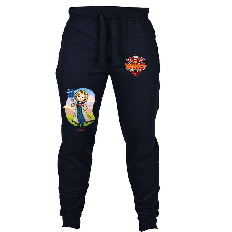 Cross-Border Anime Doctor Who Autumn/Winter Drawstring Sweatpants Unisex Casual Pants Sports Trousers Dropshipping