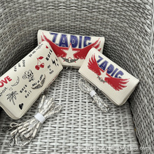 新款 跨境时尚翅膀包字母印花包女士钱包 链条可收纳包