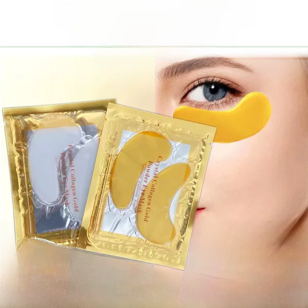 full English gold eye mask stickers fade eye lines eye bags moisturizing 