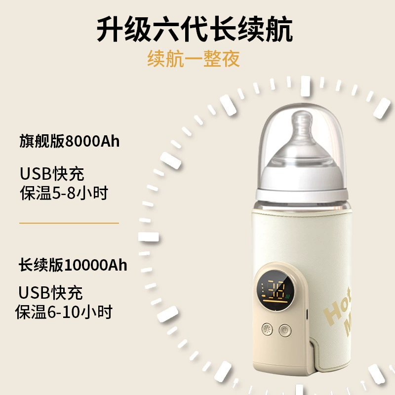 Handheld wireless breast pump charging, capacious bottle detergent, thermocover, milk storage container, keeps constant temperature