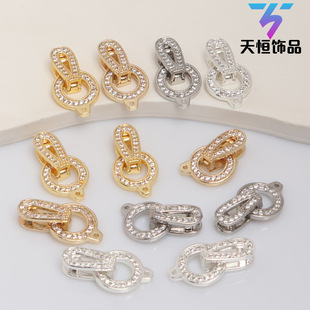 18K����ɫ�Ʒ�� ΢��ʯ�A�Ά�߅�� diy������ֹ�ҕ�l���