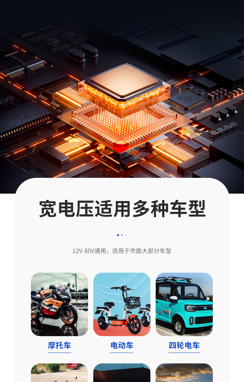 Led Motorcycle Spotlight, High-Brightness Dual-Color Modified External Headlight for Electric Motorcycles